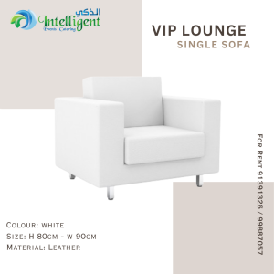 Sofa-White Single Seater